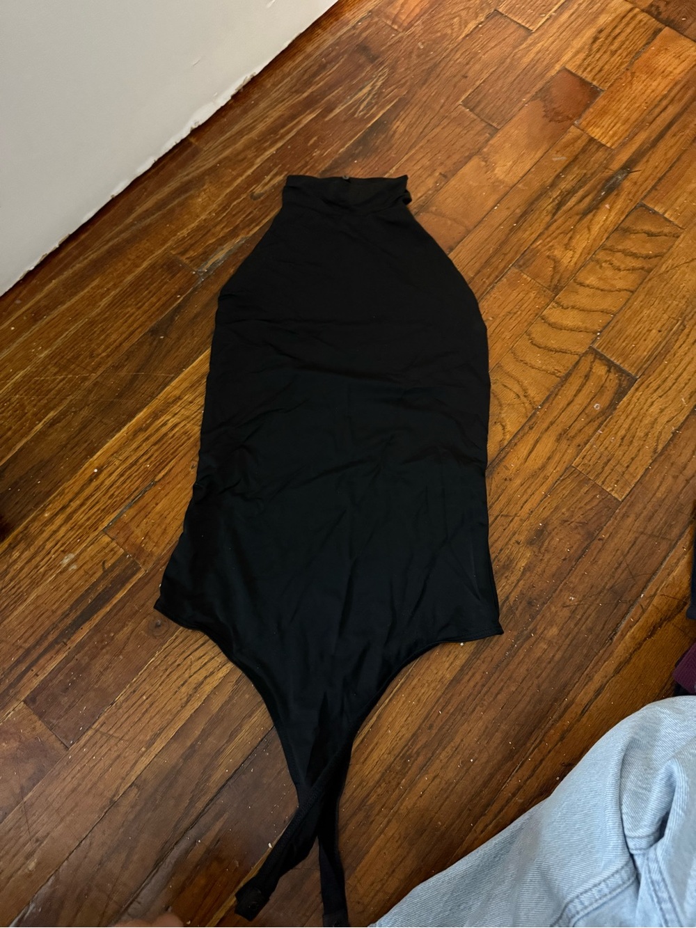 Zara Black Halter Neck Bodysuit